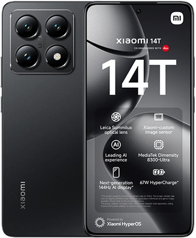 Xiaomi 14T (12GB+256GB) Titan Black, Unlocked A - CeX (IE